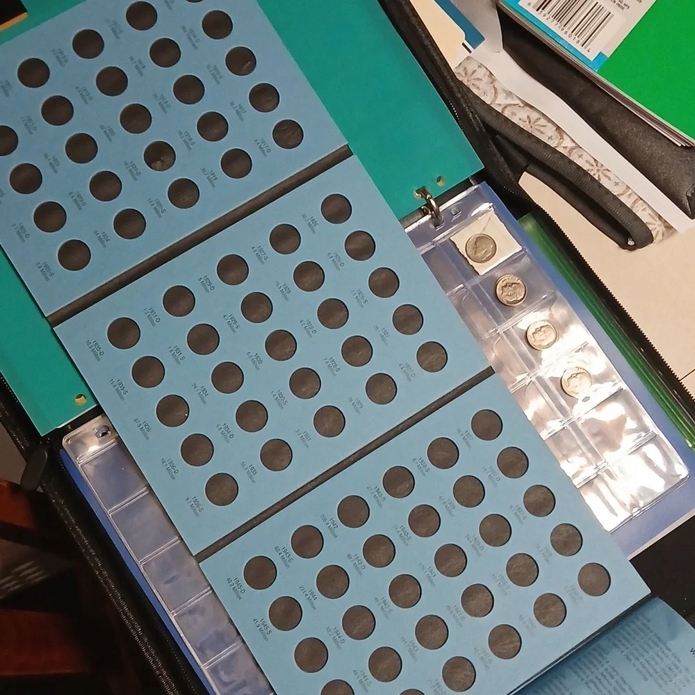 Mercury Dimes Coin Folder
